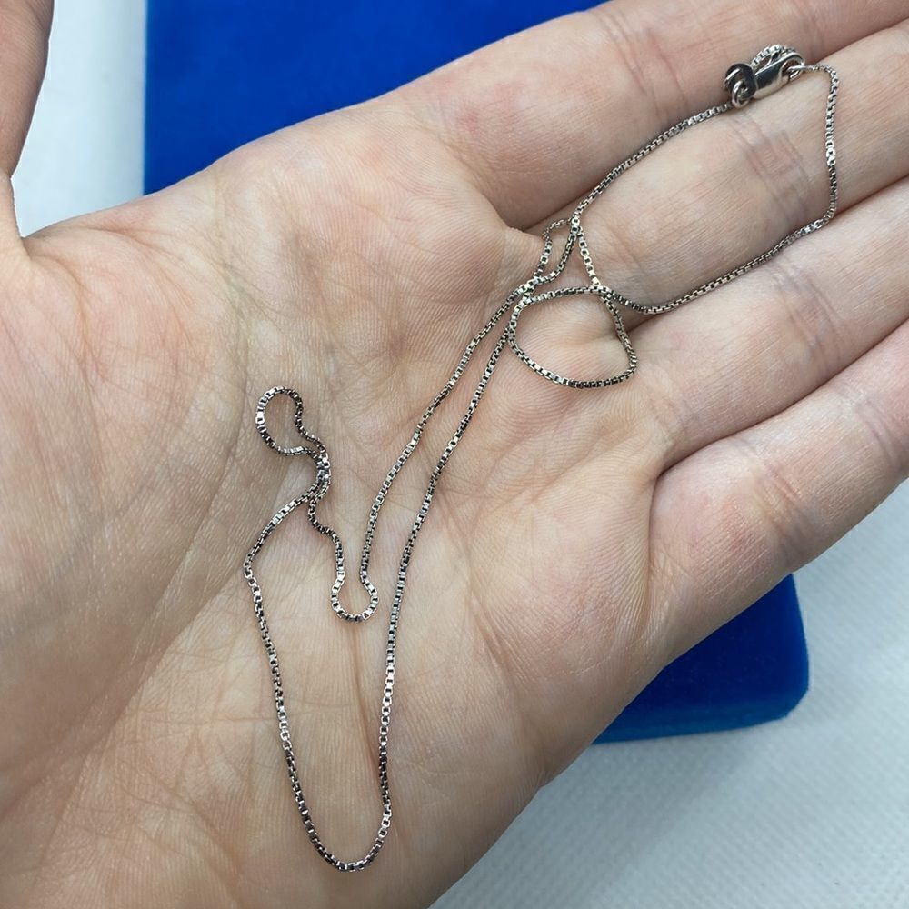 💛 925 Box Link Chain Necklace - Picture 4 of 4